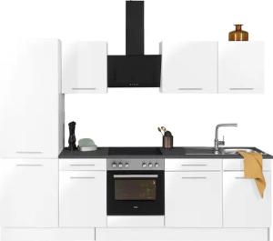wiho Küchen Küchenzeile "Ela", Breite 280 cm, Soft-Close-Funktion, höhenverstellbare Füße