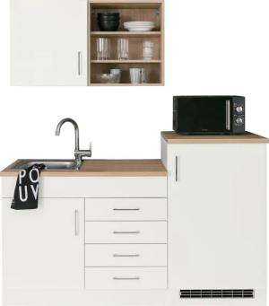 KOCHSTATION Pantryküche "KS-Mali", Breite 160 cm, mit E-Geräten