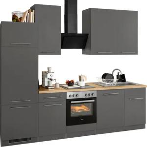 wiho Küchen Küchenzeile "Unna", mit E-Geräten, Breite 280 cm