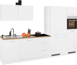 KOCHSTATION Küchenzeile "KS-Kehl", ohne E-Geräte, 330cm, für Kühl/Gefrierkombination und Geschirrspüler