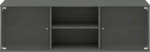 Hammel Furniture Lowboard "Mistral, Hochwertig Schrank, hängend/stehend montierbar", mit zwei Glastüren, B: 133 cm, anpassungsbar Designmöbel