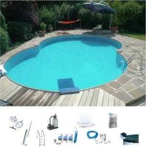 my POOL BWT Achtformpool "LAGOON 3", (Komplett-Set, 10 tlg.), BxLxH: 320x525x150 cm