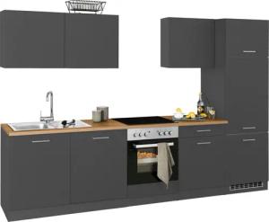 KOCHSTATION Küchenzeile "KS-Kehl", ohne E-Geräte, Breite 300 cm, für Kühlschrank