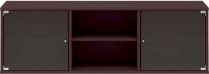 Hammel Furniture Lowboard "Mistral, Hochwertig Schrank, hängend/stehend montierbar", mit zwei Glastüren, B: 133 cm, anpassungsbar Designmöbel
