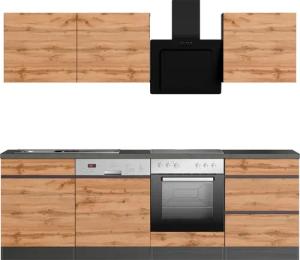 KOCHSTATION Winkelküche "KS-Riesa", Stellbreite 340x150 cm, wahlweise mit oder ohne E-Geräte