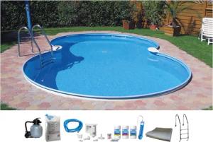my POOL BWT Achtformpool "SYDNEY 2", (Komplett-Set, 7 tlg.), für den Volleinbau inkl. umfangreichem Zubehör in versch. Größen
