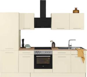 wiho Küchen Küchenzeile "Ela", Breite 280 cm, Soft-Close-Funktion, höhenverstellbare Füße