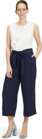 Betty&Co Overall "Betty & Co Jumpsuit ohne Arm", (1 tlg.), Falten