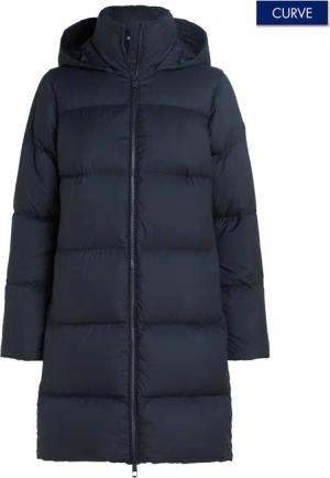 Tommy Hilfiger Curve Steppmantel "CRV CASUAL HW DOWN HOOD COAT", in Großen Größen, leichte Wattierung, mit Kapuze, 2-Weg-Verschluss