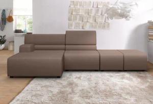 Egoitaliano Ecksofa "Babouche, Designsofa mit außergewöhnlichem Sitzkomfort zum Wohlfühlen"