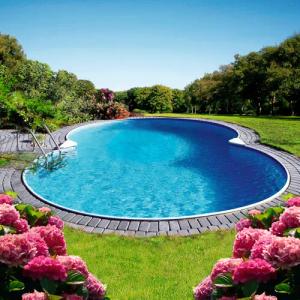 Clear Pool Achtformpool "PREMIUM MALLORCA", (Set, 2 tlg.), in verschiedenen Größen inkl. Bodenschutzplane