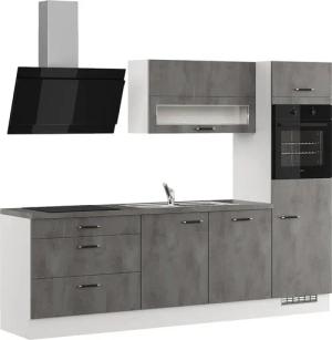 IMPULS KÜCHEN Küche ""Prag", Ausrichtung wählbar, Schubkästen mit Soft-Close,", vormontiert, wahlweise mit E-Geräten, mit Vollauszug, Breite 270 cm