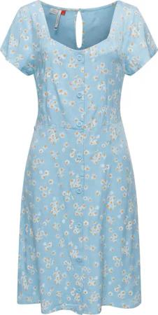 Ragwear Blusenkleid "Anerley", stylisches Sommerkleid mit Allover Print