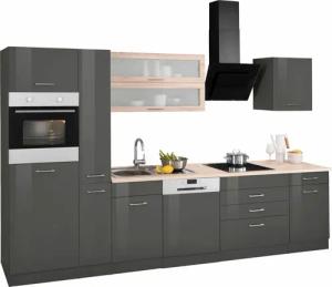 KOCHSTATION Küchenzeile "KS-Utah", mit E-Geräten, Breite 330 cm
