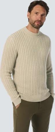 NO EXCESS Strickpullover, mit Zopfmuster