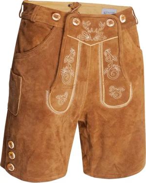 Alessandro Salvarini Trachtenlederhose "ASLederiio", Aus echtem Leder inkl. Träger