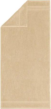 Egeria Handtücher "Manhatten Gold", (1 St., Badetuch 70 x 140 cm), Uni Programm mit Streifenbordüre, reine Baumwolle