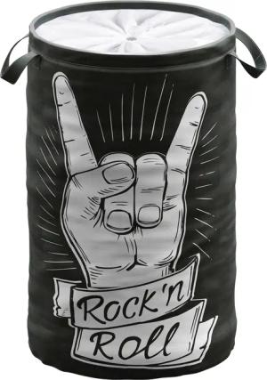Sanilo Wäschekorb "Rock ’n’ Roll", 60 Liter, faltbar, mit Sichtschutz