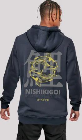 F4NT4STIC Kapuzenpullover "Koi Golden Gai", Print