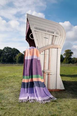 Biederlack Plaid "Amuse", mit modermen Streifendesign