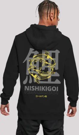 F4NT4STIC Kapuzenpullover "Koi Golden Gai", Print