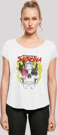 F4NT4STIC T-Shirt "Sabrina Adventures Of Sabrina Boys Skull", Damen,Premium Merch,Lang,Longshirt,Bedruckt
