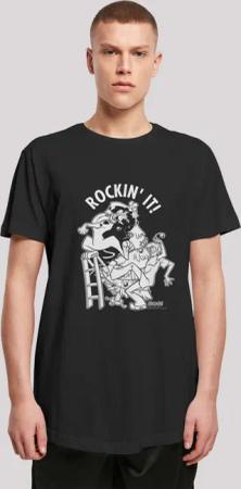 F4NT4STIC T-Shirt "Scooby Doo Rockin It Christmas Weihnachten", Herren,Premium Merch,Lang,Longshirt,Bedruckt