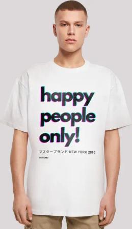F4NT4STIC T-Shirt "Happy people only New York", Print