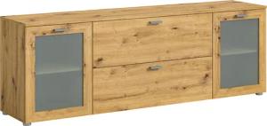 INOSIGN Lowboard "Onex, Breite 180 cm, mit Glastüren, vielseitig einsetzbar", in verschiedenen Farben, TV-Schrank, Kommode, TV-Möbel