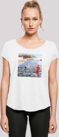 F4NT4STIC T-Shirt "Long Cut T-Shirt Genesis Foxtrot Album Cover", Damen,Premium Merch,Lang,Longshirt,Bandshirt