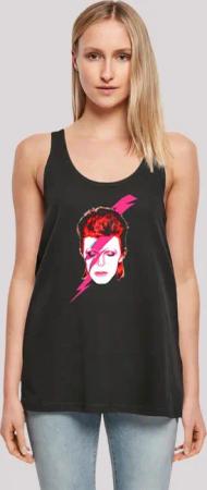 F4NT4STIC T-Shirt "David Bowie Aladdin Sane Lightning Bolt", Print
