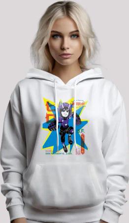 F4NT4STIC Kapuzenpullover "Big Hero 6 Hiro Manga", Premium Qualität