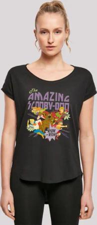 F4NT4STIC T-Shirt "Long Cut Shirt Scooby Doo The Amazing Scooby", Damen,Premium Merch,Lang,Longshirt,Bedruckt