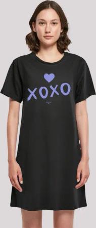 F4NT4STIC Shirtkleid "Valentinstag xoxo Damen T-Shirt Kleid", Print
