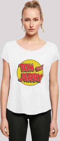 F4NT4STIC T-Shirt "Tom and Jerry TV Serie Circle", Damen,Premium Merch,Lang,Longshirt,Bedruckt