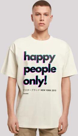 F4NT4STIC T-Shirt "Happy people only New York", Print