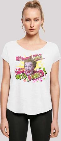 F4NT4STIC T-Shirt "Long Cut T-Shirt Batman TV Serie Joker Bang", Damen,Premium Merch,Lang,Longshirt,Bedruckt