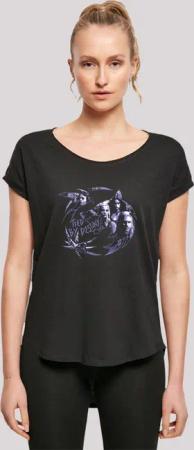 F4NT4STIC T-Shirt "The Witcher Wolf Logo Infill Netflix TV Series", Premium Qualität