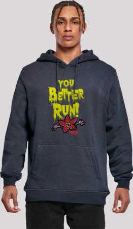 F4NT4STIC Kapuzenpullover "Stranger Things You Better Run Netflix TV Series", Premium Qualität