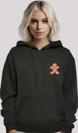 F4NT4STIC Kapuzenpullover "Weihnachten Lebkuchen Männchen", Premium Qualität, Weihnachten, Geschenk
