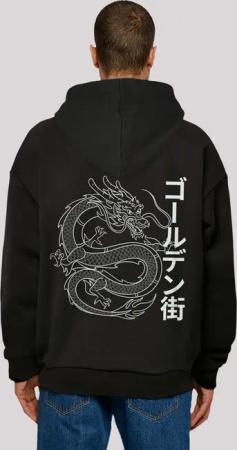 F4NT4STIC Kapuzenpullover "Drache Golden Gai", Print