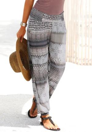 Buffalo Strandhose, mit Alloverdruck und Taschen, Jerseyhose, Relaxhose