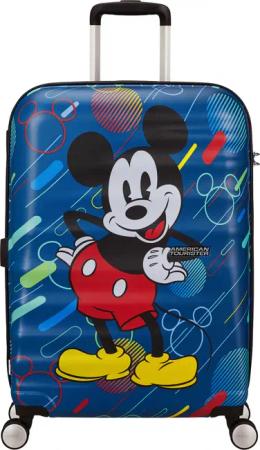 American Tourister Kinderkoffer "WAVEBREAKER DISNEY 67", 4 Rollen, Kinderreisegepäck Koffer TSA-Zahlenschloss