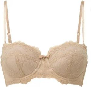 Gossard Multiway-BH Lace Trägerloser Push-Up BH Natur 80 D (Bandeau BH, 1-tlg., Spitze/Netz)