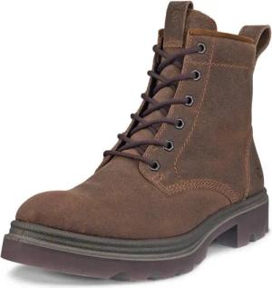 Ecco Schnürboots "GRAINER W", Stiefelette, Winterboots, Blockabsatz, mit Schurwollfutter