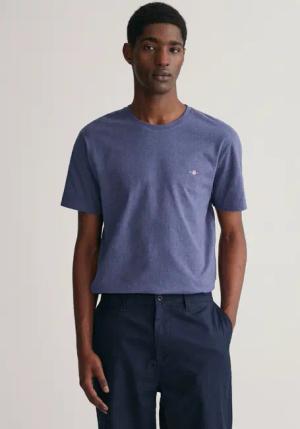 Gant T-Shirt "REG SHIELD SS T-SHIRT", mit Logostickerei auf der Brust
