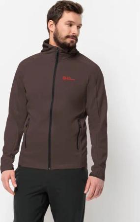 Jack Wolfskin Fleecejacke "ALPGRAT HOODED FZ M", mit Kapuze