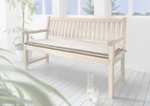 Destiny Bankauflage, Polster für Gartenbank 180x45x5cm, in versch. Farben