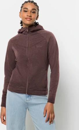 Jack Wolfskin Fleecejacke "WALDSEE HOODED JKT W", mit Kapuze