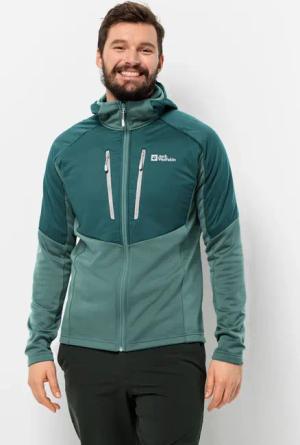 Jack Wolfskin Kapuzenfleecejacke "ALPGRAT PRO INS FZ M", mit Kapuze